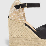Chiarita Espadrille - 11cm - Black