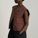 Anemone Gilet - Chestnut
