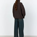 LR Perle 3 Turtleneck Jumper - Coffee