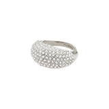 Focus Crystal Ring - Silver