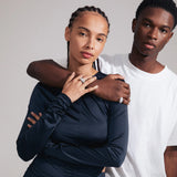 Focus Crystal Ring - Silver