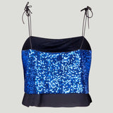 Jovana Top - Bluing Sequins