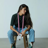 Sarah Phone Chain - Matte Pink