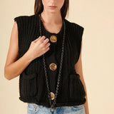 Lou Phone Chain - Black/Black