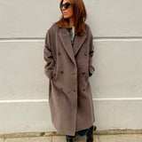 Flora Coat - Military Grey