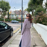 Alpaca Coat - Rose Stone
