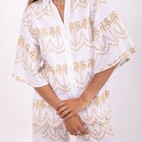 Lupy Top - White/Gold