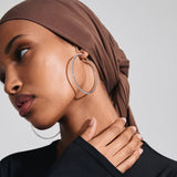 Sidney Hoop Earrings - Silver