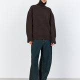 LR Perle 3 Turtleneck Jumper - Coffee
