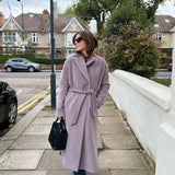 Alpaca Coat - Rose Stone