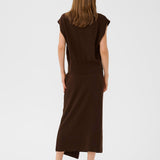 GZManzi Knit Skirt - Deep Burnt Brown