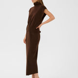 GZManzi Knit Skirt - Deep Burnt Brown
