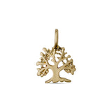 Charm Tree Of Life Pendant - Gold