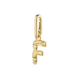 Charm Pendant - F - Gold