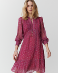 Moliin Ofelia Dress - Fuchsia Purple