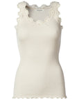 Rosemunde Iconic Silk Top - Soft Powder