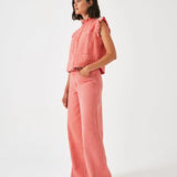 Dear Pablo Waistcoat - Mineral Red