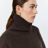 LR Perle 3 Turtleneck Jumper - Coffee