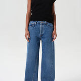 Twist Low Slung Baggy Jeans - Myth