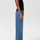 Twist Low Slung Baggy Jeans - Myth
