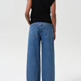 Twist Low Slung Baggy Jeans - Myth