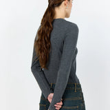 LR Josephine 1 Top - Dark Grey