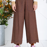 Aide Trousers - Midnight/Tan