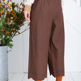 Aide Trousers - Midnight/Tan