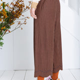 Aide Trousers - Midnight/Tan