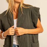 Brooklyn Gilet - Khaki
