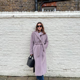 Alpaca Coat - Rose Stone