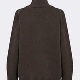 LR Perle 3 Turtleneck Jumper - Coffee