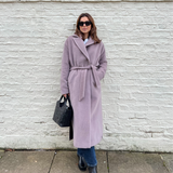 Alpaca Coat - Rose Stone
