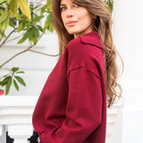 Cole Jumper - Burgundy