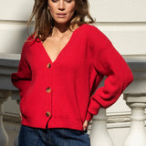 Cass Cardigan - Red