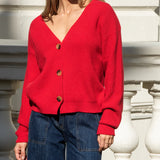 Cass Cardigan - Red