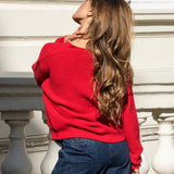 Cass Cardigan - Red