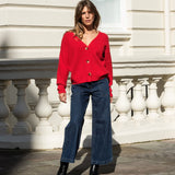 Cass Cardigan - Red