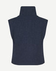 Samsoe Samsoe Scarlett Zip Turtlescarf - Inkwell