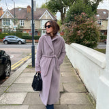 Alpaca Coat - Rose Stone