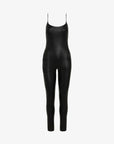 Commando Faux Leather Cami Catsuit - Black