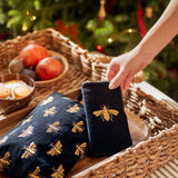 Honey Bee Everyday Pouch - Charcoal