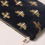 Honey Bee Everyday Pouch - Charcoal
