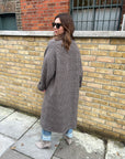 Annie Paris Claudia Coat - Brown Check