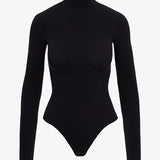 Ballet L/S Mockneck Bodysuit - Black