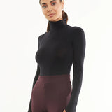 Ballet Turtleneck Bodysuit - Black