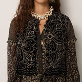 Marceline Waistcoat - Nero