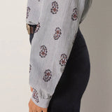 Sophie Blouse - Striped Meadow