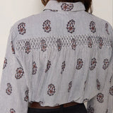 Sophie Blouse - Striped Meadow