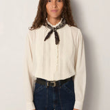 Bella Blouse - Pearl